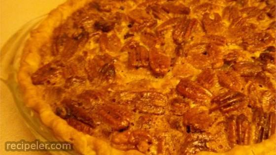 2-Layer Rum Pecan Pie with Cheesecake