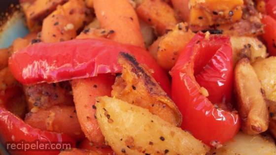Absolutely Delicious Baked Root Vegetables