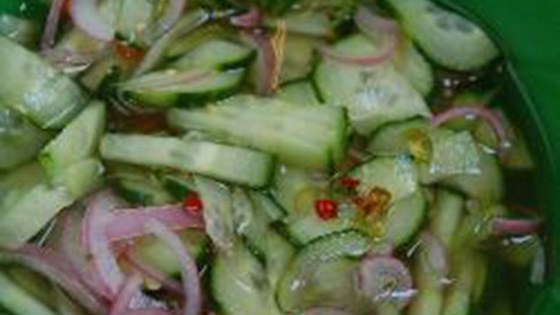Ajad (authentic Thai Cucumber Salad)