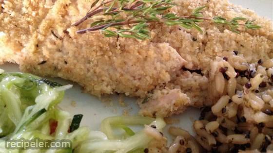 Almond Herb-Crusted Trout for Two