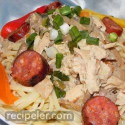 Andouille and Chicken Creole Pasta