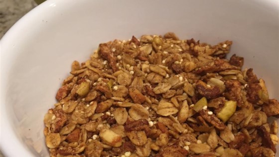 apple oat-quinoa granola
