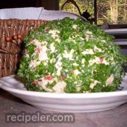 April's Roasted Red Pepper Cheese Ball