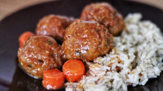 Asian Sesame Sweet-and-sour Turkey Meatballs
