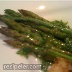 Asparagus with Lime and Ginger