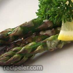 Asparagus with Parmesan Crust