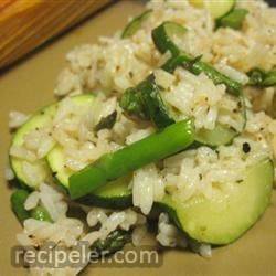 asparagus-zucchini rice