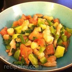Avocado-Lime Shrimp Salad (Ensalada de Camarones con Aguacate y Limon)