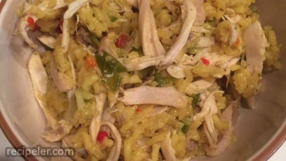 Awesome Chicken and Yellow Rice Casserole