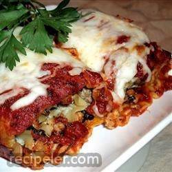 Bab's Turkey Mushroom Lasagna Rolls