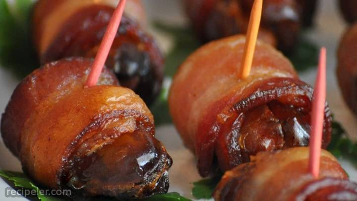 bacon and date appetizer