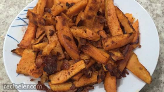 Bacon-Flavored Sweet Potato Fries