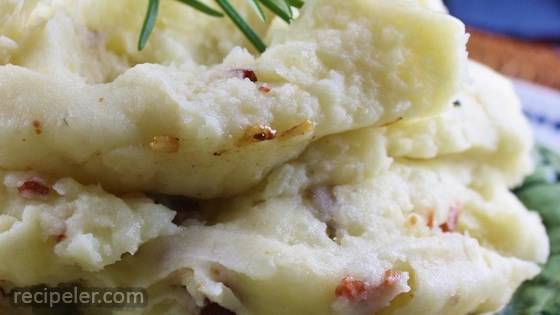 Bacon Rosemary Mashed Potatoes