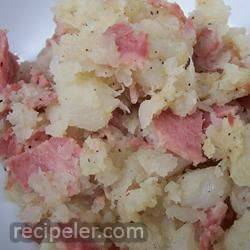 bacon turnip mash