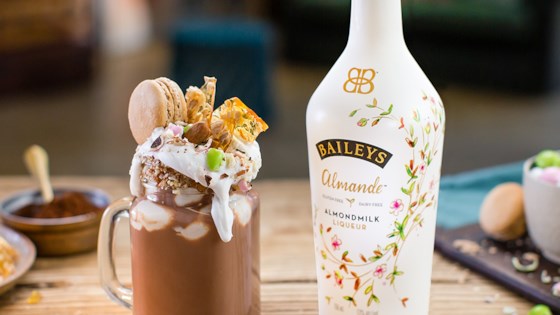 baileys almande dairy-free almondiest hot chocolate