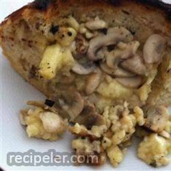 Baked Brie and Mushroom Sourdough Appetizer