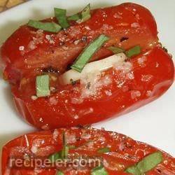 Baked Cherry Tomatoes with Garlic