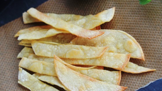 Baked Corn Tortilla Strips For Mexican Soups