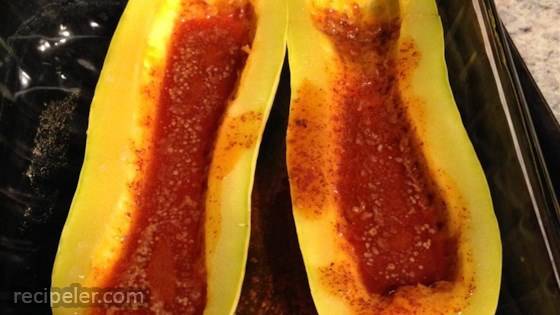 Baked Delicata Squash with Lime Butter