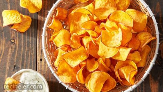 Baked Homemade Sweet Potato Chips