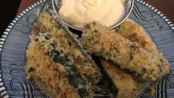 Baked Zucchini Parmesan Fries