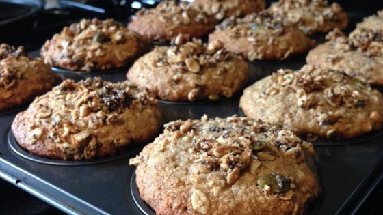 Banana Oat Muffins With Sour Cream