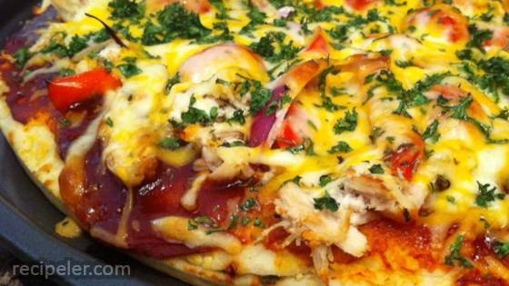 Barbeque Chicken Grilled Pizza