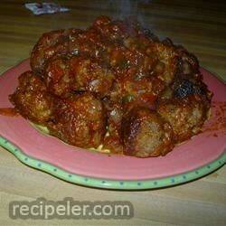 BBQ Cola Meatballs