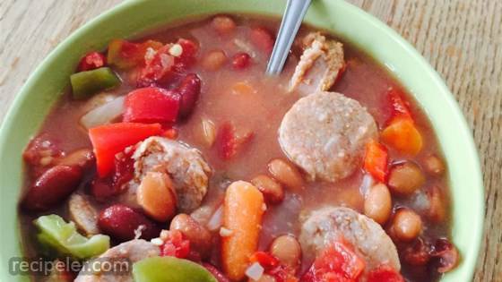 Bean and Sausage Soup
