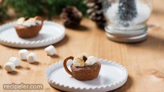 Becel Anything Goes Cookie Dough Hot Chocolate Cookie Cups