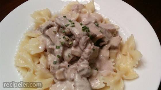 Beef Stroganoff