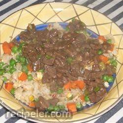 beef with green onion