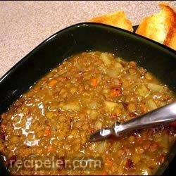Beer and Maple Lentil Stew