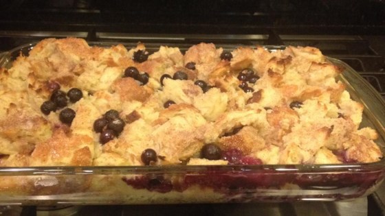 Beth's Blueberry Bread Pudding