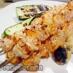 big m's spicy lime grilled prawns
