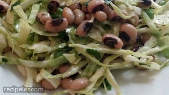 Black-eyed Pea Cabbage Salad