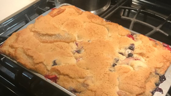 Blackberry And Blueberry Cobbler