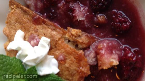 Blackberry Pudding Cake