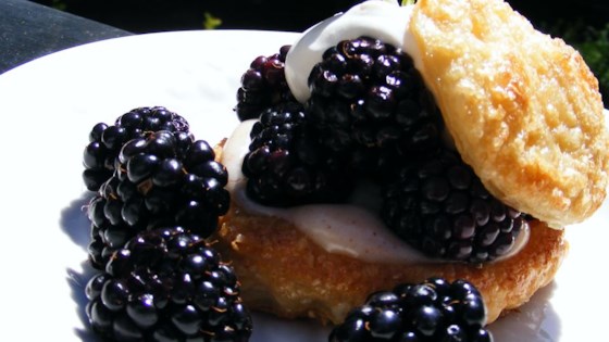 Blackberry Puff Pastry Tarts