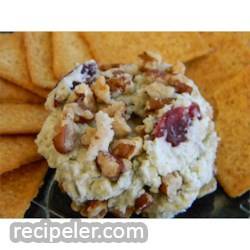 Blue Cheese, Sweet Pecan, and Cranberry Spread