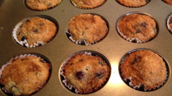 blueberry banana nut muffins