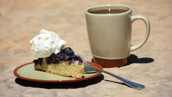 Blueberry Cornmeal Upside-down Cake