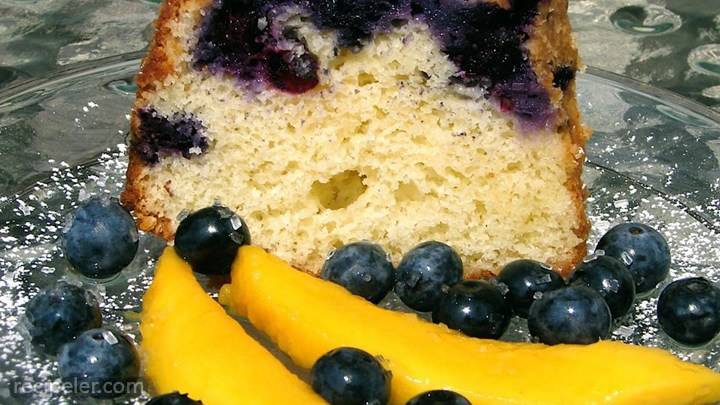 blueberry cream cheese pound cake