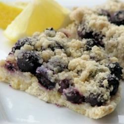 blueberry-lemon crumb bars