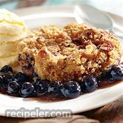 Blueberry Streusel Cobbler