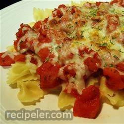 Bow-tie Pasta With Red Pepper Sauce