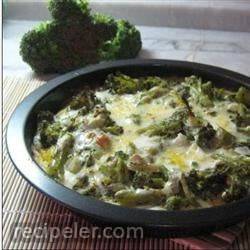 Broccoli Quiche with Mashed Potato Crust