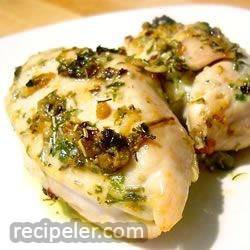 Broiled Herb Butter Chicken
