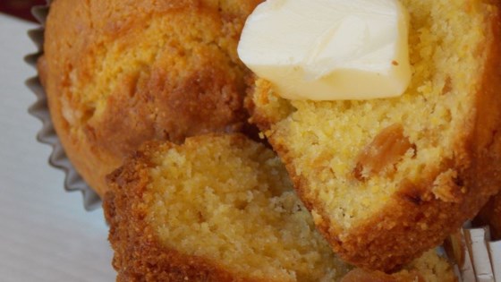 Brown Butter Pineapple Corn Muffins