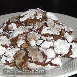 brown sugar chocolate crackle cookies